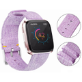 Fitbit Versa /2/Lite Replacement Band Fabric Watch Sports Strap Wristband Purple