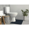 Ardor Toggle Contoured 50x50cm Bath Mat Bathroom/Toilet Room Square Navy