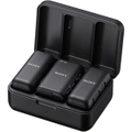 Sony ECM-W3 Wireless Microphone Kit with Charging Case (2 Mic) - Black