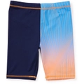Wave Zone Boys Colour Block Board Shorts - Navy & Orange