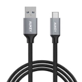 Aukey 1M Impulse Series Braided Cable USB-A to USB-C for Samsung Note8/MacBook