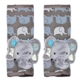Playette Animal Cover Pals Elephant Baby Protector For Car/Stroller Straps Grey