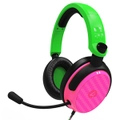 4Gamers C6-100 Universal Wired Gaming Headset (Green and Pink)