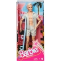 Barbie The Movie Ken Wearing Pastel Striped Beach Matching Set