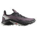 Salomon Alphacross 4 Women's Trail Running Shoes Moonscape/Black/Lunar Rock (US 7-9.5)