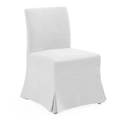 Luxe Living Brighton Slip Cover Dining Chair in White Linen