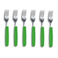 Victorinox Green Table Fork Set 6