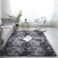 Advwin Non-Slip Shaggy Rugs Floor Rug Living Room Bedroom Mat Large Carpet Dark Grey 160*230cm