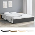 Solid Wood Bed Frame Bedroom Bed Base Bedstead 150x200 cm/90x190 cm vidaXL