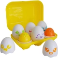 Tomy Toomies Hide & Squeak Eggs Kids/Childrens Logic Sensory Puzzle Set 6-36m