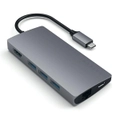 Satechi USB-C Type Male Multi-Port Adapter 4K HDMI Port w/Ethernet V2 Space Grey