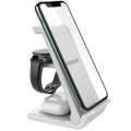 Urban Travel S 3in1 Foldable Wireless Charger Dock/Stand For Smartphones White