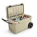 Costway 71L Portable Ice Chest Hard Cooler Box Insulated w/Handles for Drink BBQ Picnic Fishing
