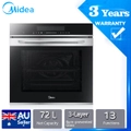 Midea 72L Larger Cavity Built-in Oven 13 Function Stainless Steel Latest Innovation G3 Oven Series Multi-level Baking 7NM30T0 /7NM30M1
