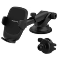 Philips Universal Car Dash Mount Phone Holder Stand For iPhone/Samsung Black