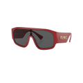 Womens Versace Sunglasses Ve4439 Red/ Dark Grey Sunnies