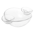 Lemon & Lime Crystal Dip Serving Bowl Plastic Kitchen Serveware 28.5x26.5cm