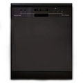 Kleenmaid Black Stainless Steel Freestanding/Built Under Program Dishwasher 60cm