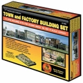 Woodland Scenics Town & Factory N Building Set *