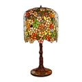 Limited Edition@Museum Quality apple blossom Tiffany Stained Glass Table Lamp