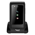 Opel Mobile Flip X 4G Flip Phone 2.8" Keypad - Black [OPE-FLIPX4G-Black]