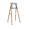 Commbox Mobile Easel With Rack Tilt Angle - White [CBMOBL-WH]