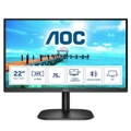 AOC 21.5' Ultra Slim LED Monitor 60Hz 16:9 w/ HDMI/VGA Port IPS Panel 5ms Black