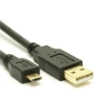 8Ware 2m USB 2.0 Cable A Micro-USB B Male to Male Cable Adapter Connector Black