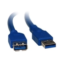 8Ware 3m USB 3.0 Extension Cable A to A Male to Female Cord Connector Sync Blue