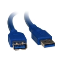 8Ware 1m USB 3.0 Cable A to A Male to Female Extension Connector Data Sync Blue