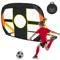 2 in 1 Kids Soccer Goal Portable Training Soccer Goals Pop Up Foldable Soccer with Carrying Bag