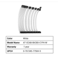 Antec CIP4 Cable Kit White - 6 Pack, 24ATX, 4+4 EPS, 16AWG Thicker, High Performance 300mm long Length. Premium Sleeved Universal AT-ECAB-BK300-C1P4-W1