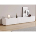 Tyee White Entertainment TV Unit with Drawers/Timber Cabinet/Minimalistic