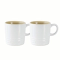 Baccarat Le Connoisseur Set of 2 Espresso Cups 90ml Size 6X6cm in White