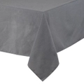 Ladelle Seno Polyester/Linen 150x300cm Rectangular Tablecloth/Cover Charcoal