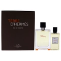 Terre DHermes by Hermes for Men - 2 Pc Gift Set 3.3oz EDT Spray, 2.7oz Hair and Body Shower Gel