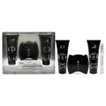 Prestige Extasia Black by New Brand for Men - 4 Pc Gift Set 3.3oz EDT Spray, 0.5oz EDT Spray, 4.3oz Shower Gel, 4.3oz After Shave