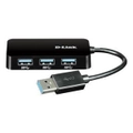 D-Link DUB-1341 4-Port USB 3.0 Portable Hub [DUB-1341]