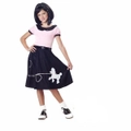 50s Hop with Poodle Skirt Costume for Kids