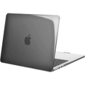 Apple 13.6" MacBook Air 2022-2024 Rubberized Hard Shell Case Cover - Crystal Black, For Models: A2681 M2, A3113 M3 [NBAOEM0163]