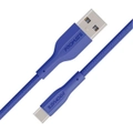Promate XCORD-AC.BL 1M USB-A to USB-C Super Flexible Cable. Supports 2A Charging & 480Gbps Data Transfer. BlueColour. [XCORD-AC.BL]