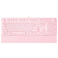 Fantech Gaming PC Mechanical Keyboard LED Backlit Anti-Ghosting Key with Knob and Wrist Rest (Pink) [KBFTMK853PKRE]