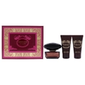 Versace Crystal Noir by Versace for Women - 3 Pc Gift Set 1.7oz EDT Spray, 1.7oz Body Lotion, 1.7oz Bath and Shower Gel