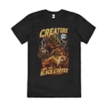 Creature From The Black Coffee Monster Cotton T-Shirt Unisex Tee Black
