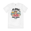 Aloha from Hawaii Funny Politics Parody Cotton T-Shirt Unisex Tee White