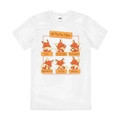 All the Fox I Give Funny Cute Slogan Cotton T-Shirt Unisex Tee White