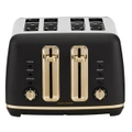 Morphy Richards Ascend Soft Gold 4 Slice Toaster Satin Size 28X31X21cm in Black
