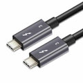 AT-TB3-0.7 - Astrotek 0.7m Thunderbolt 3 USB-C Data Sync Fast Charge Cable Male to Male 100W 40Gbps 5K Video for Samsung S22 S21 Note iPad Pro Macbook Air