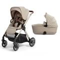 Silver Cross Reef Pram + First Bed Folding Carrycot Stone - Pre Order May