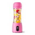 SOGA 380ml Portable Mini USB Rechargeable Handheld Fruit Mixer Juicer Pink LUZ-JuicerMiniPink